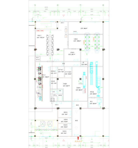 凈菜加工平面布置圖1